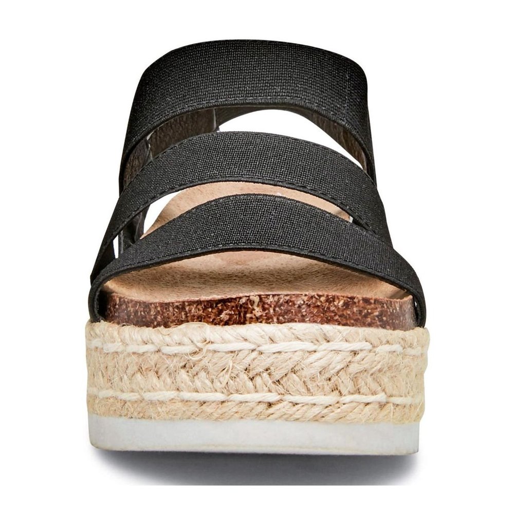 Madden Girl Women's Espadrille Platform Sandals Black - Picture 5 of 5